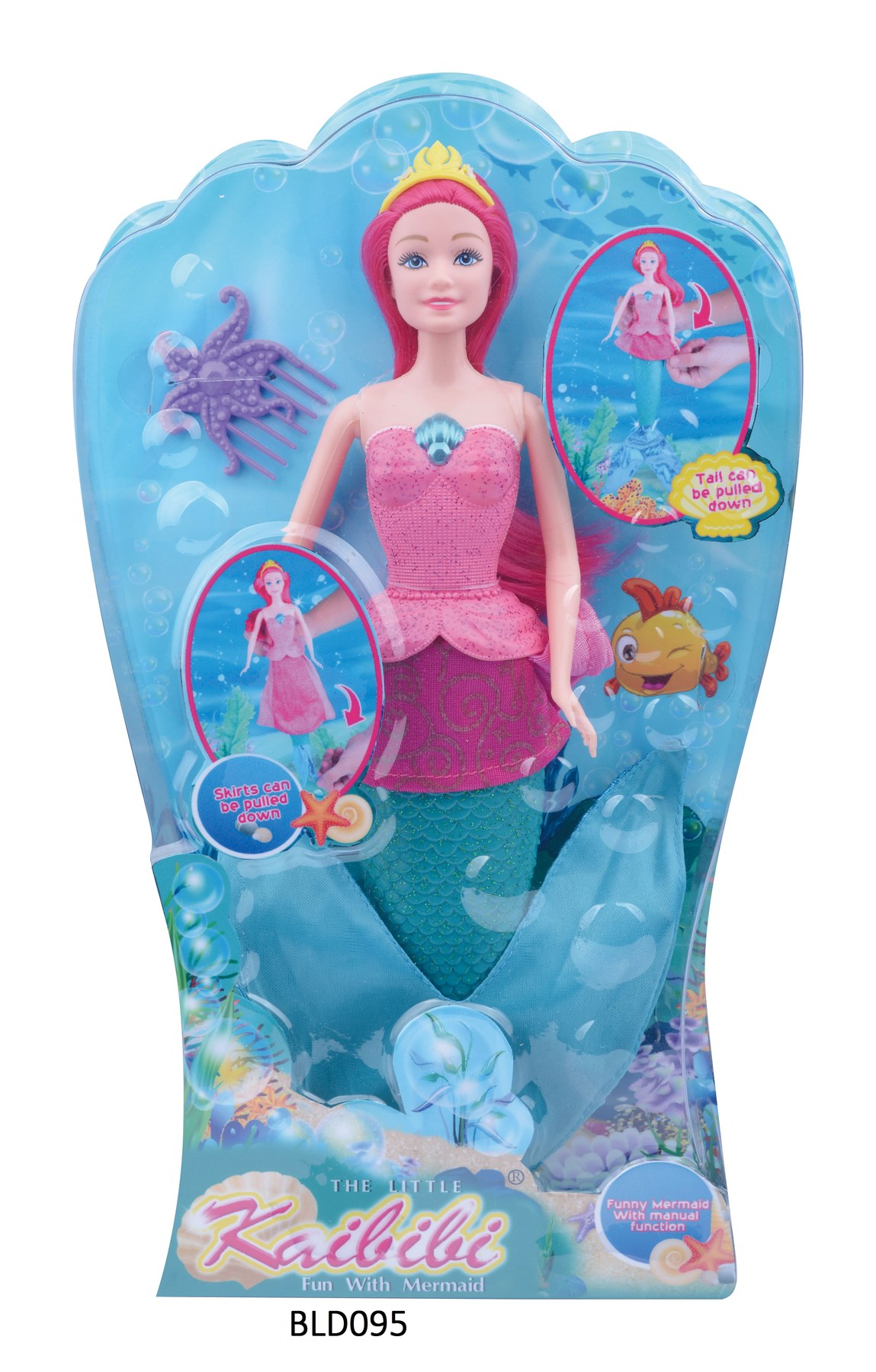 11.5 Inch Kaibibi Dress-Up Mermaid Princess BLD095