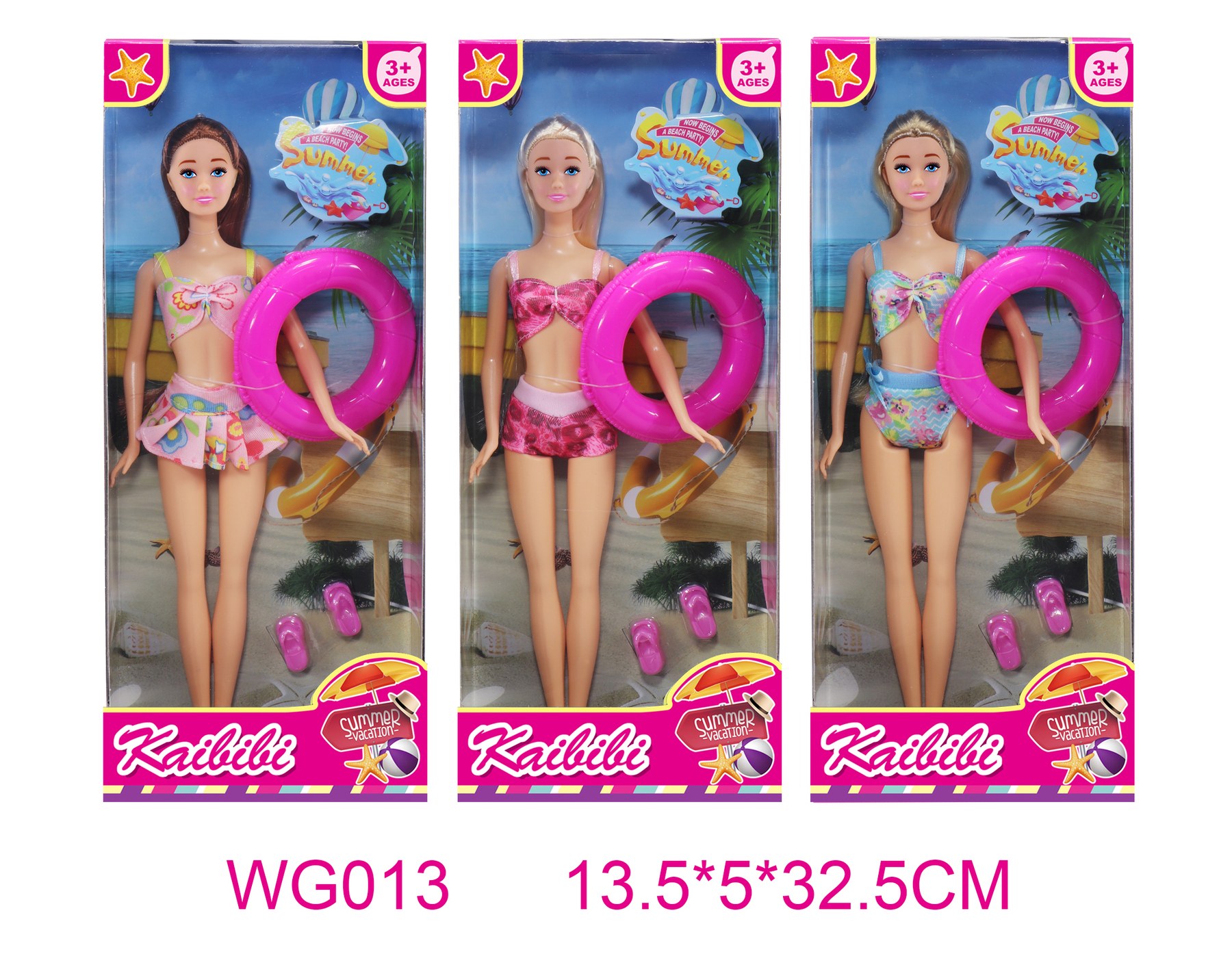 11.5-inch Kaibibi Doll Swimming Theme WG013