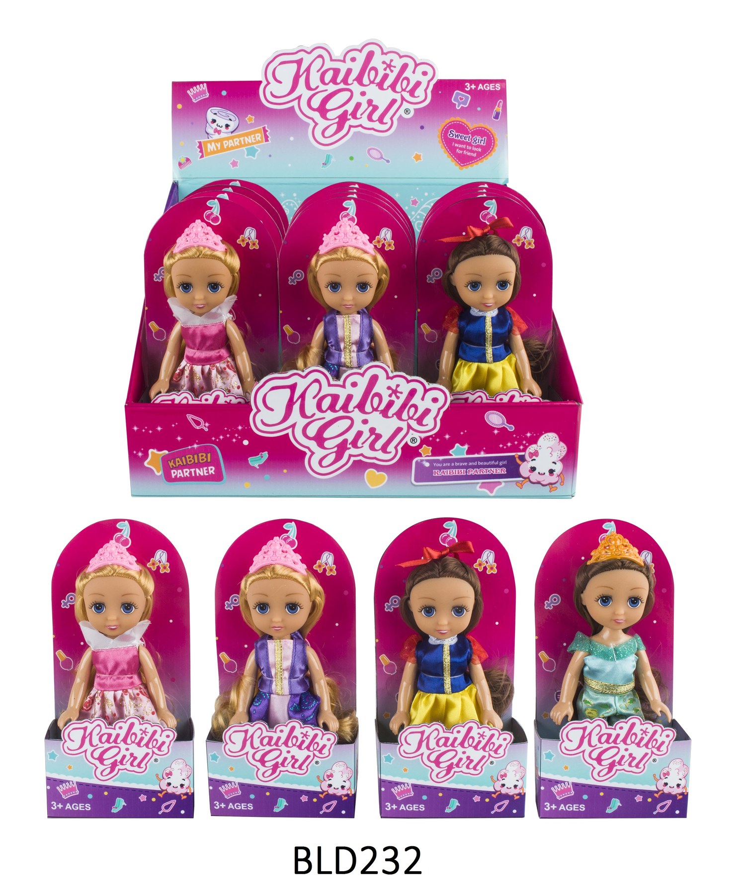 6 Inch Solid Body Kaibibi Girls Series BLD232