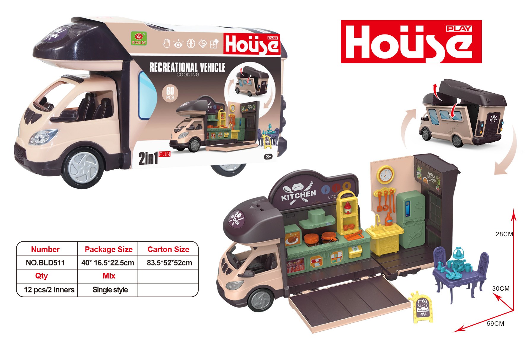 Scene RV - Kitchen Theme (No Function) BLD511