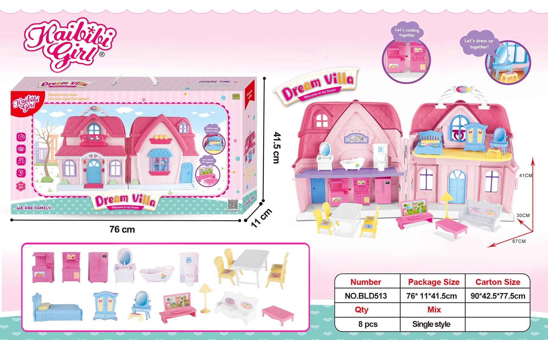 Villa Carry House Scene Set (No Function) BLD513