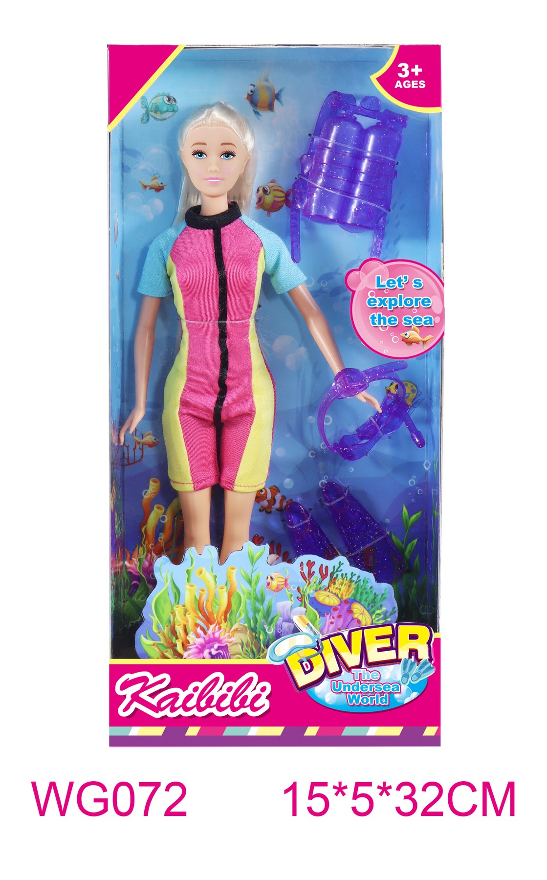 11.5-inch Kaibibi Doll Diving Theme WG072