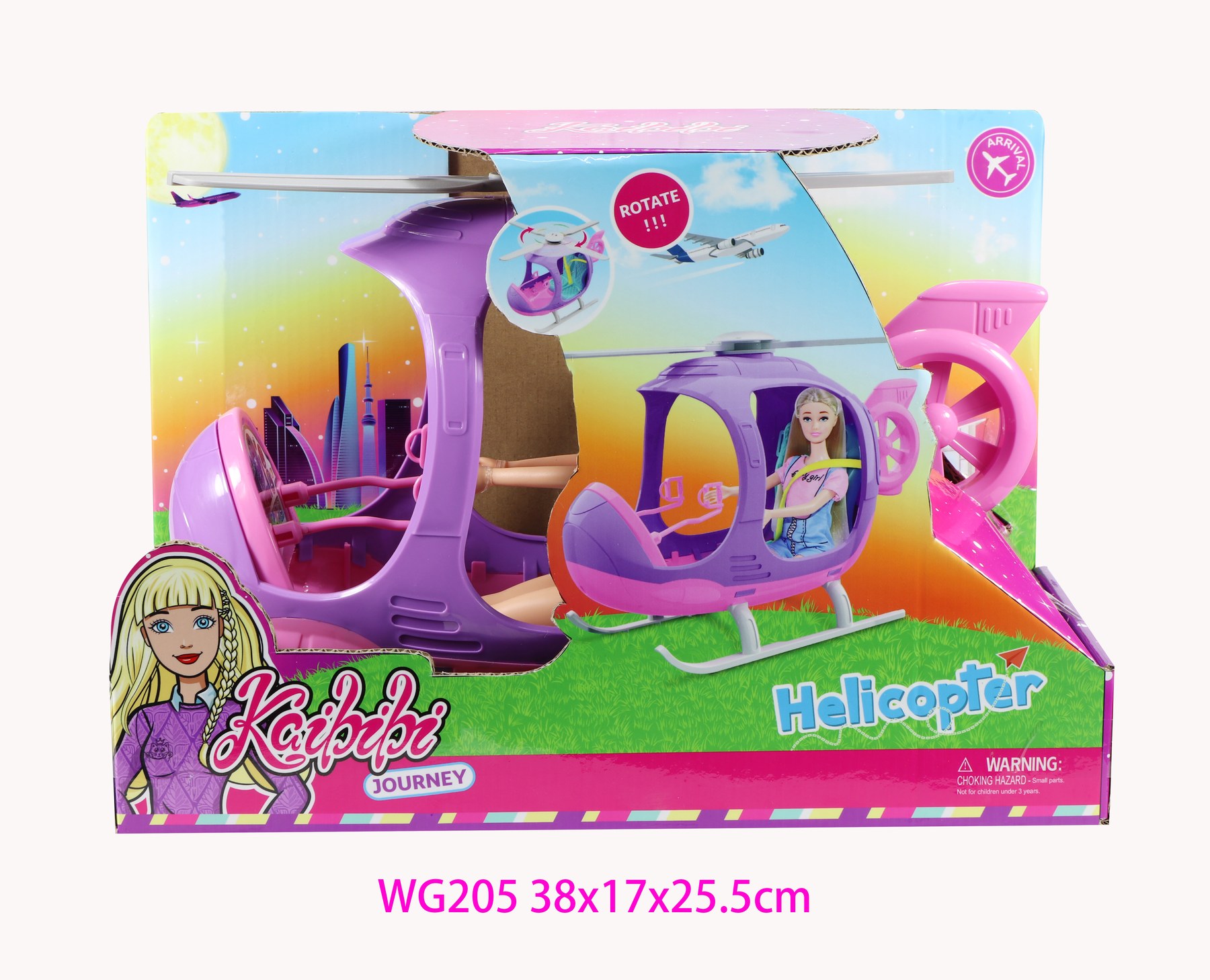 11.5-inch Kaibibi Doll Helicopter WG205