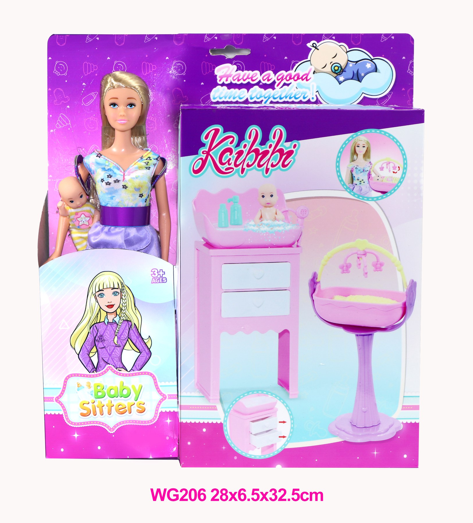 11.5 Inch Kaibibi Doll - Baby Care Theme WG206