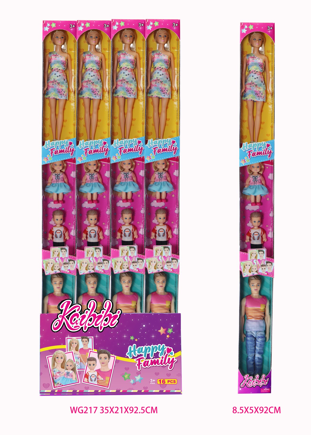 11.5 Inch Doll Family Set WG217