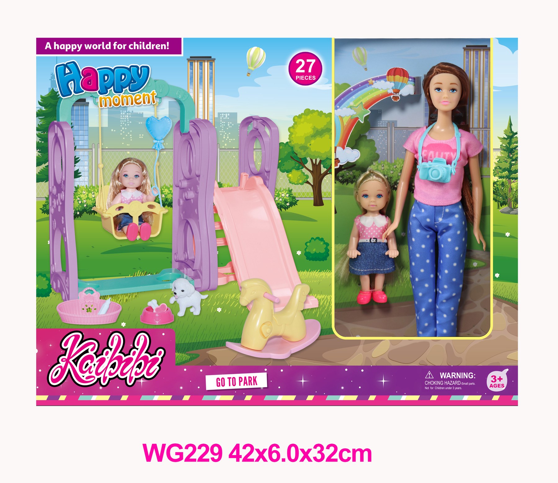 11.5-inch Kaibibi Doll Amusement Park Theme WG229