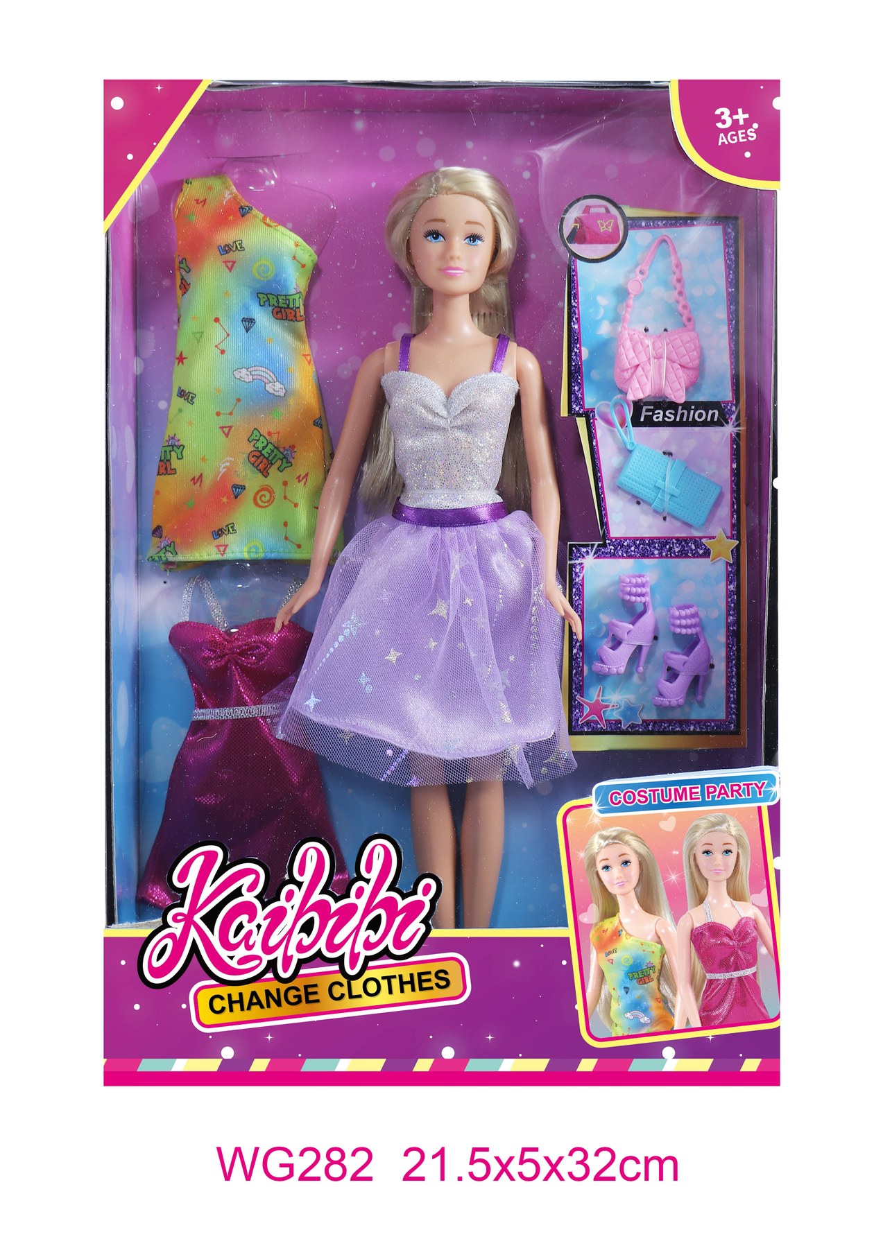 11.5 Inch Kaibibi Doll Fashion Dress-Up WG282