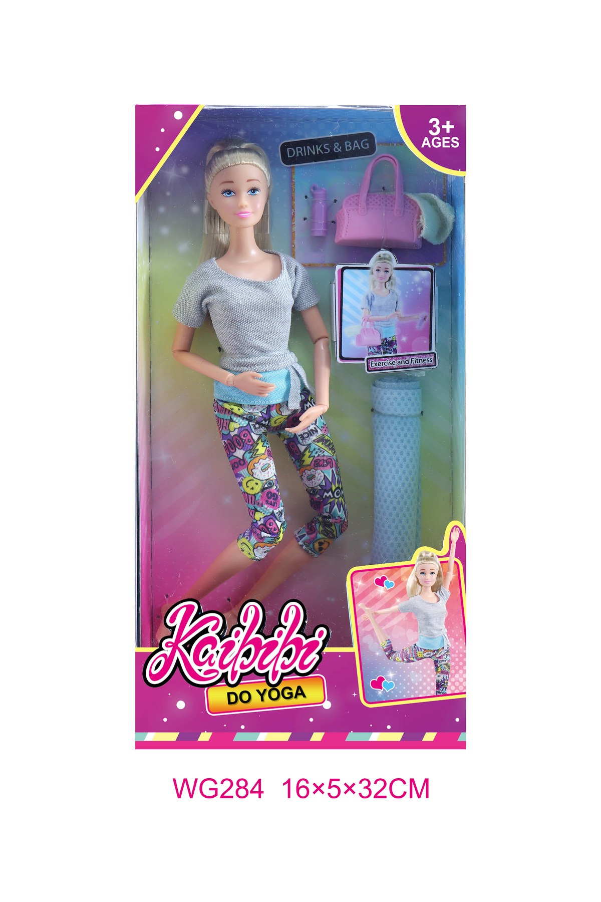 11.5 Inch Doll Yoga Set WG284