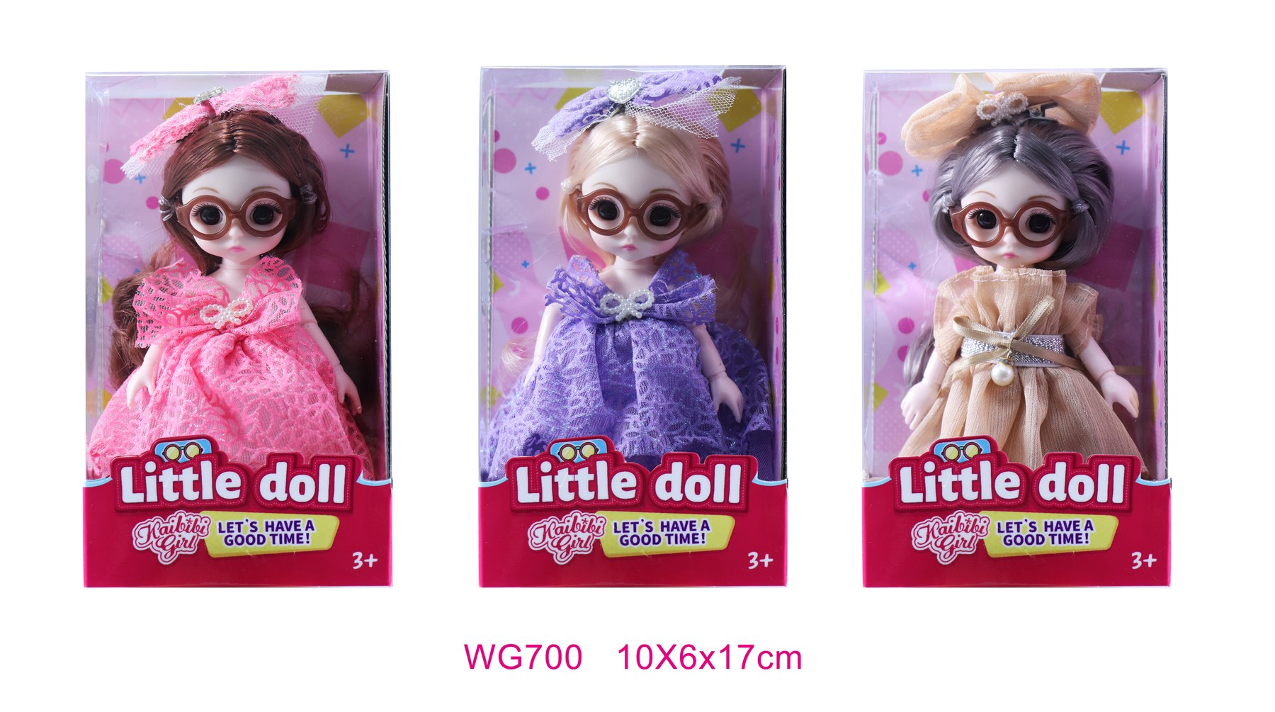 6 Inch Kaibibi Doll with Movable Eyes WG700