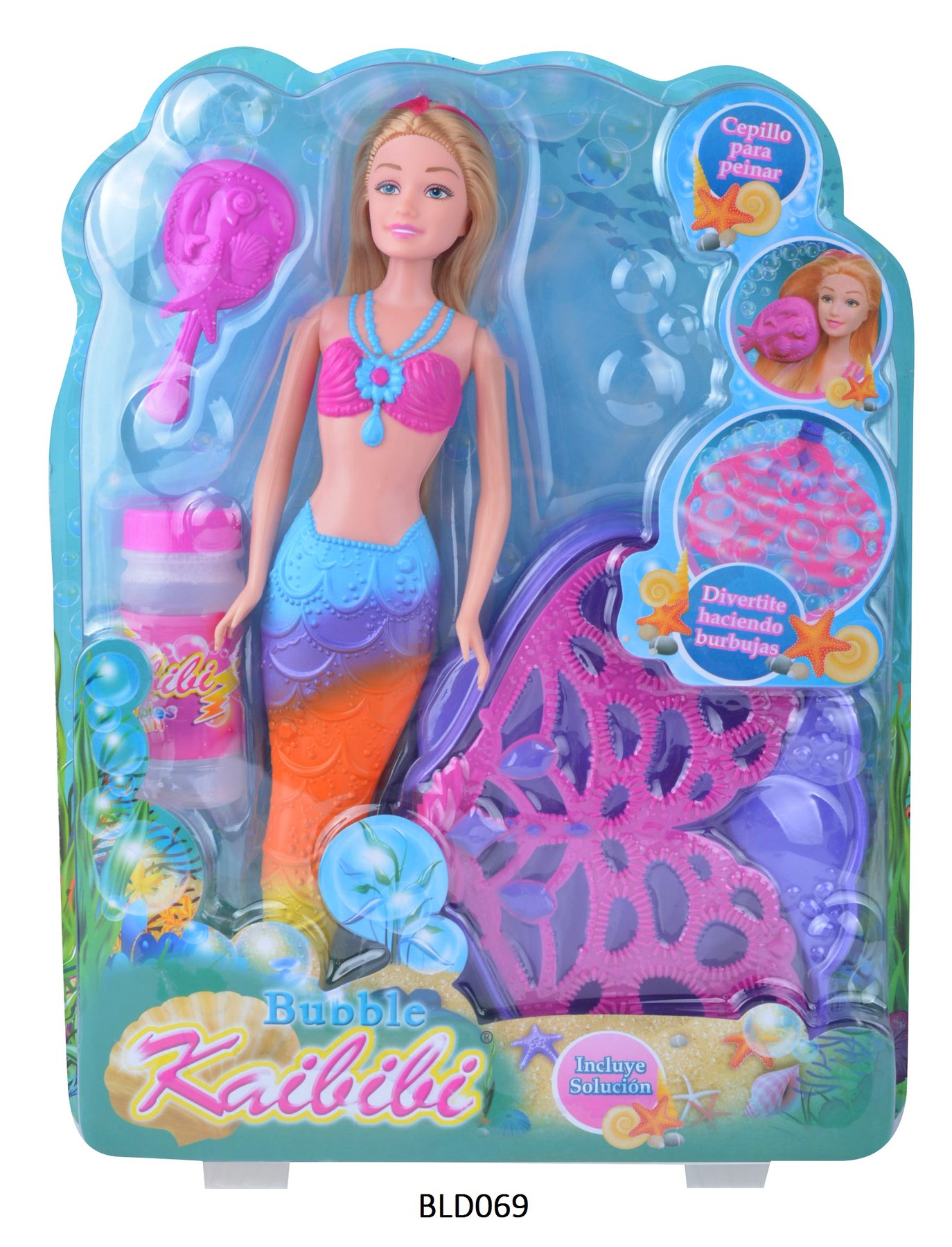 11.5 Inch Kaibibi Bubble Blowing Mermaid Princess BLD069
