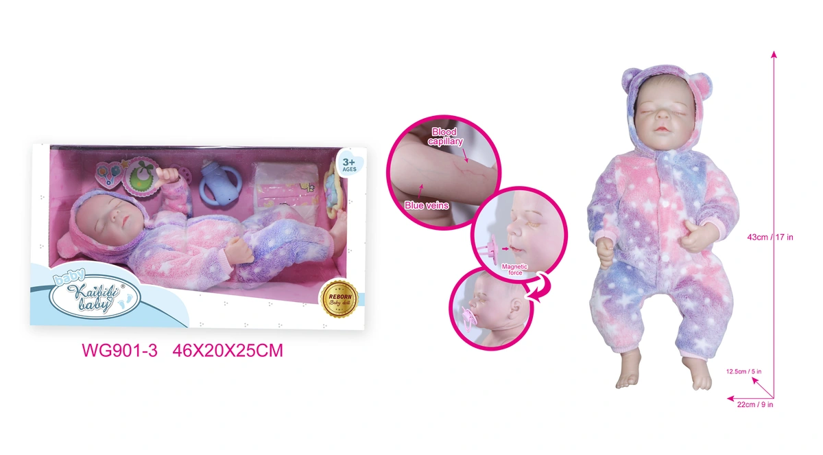 WG901-3 · Kaibibi Baby Reborn Style Baby Series
