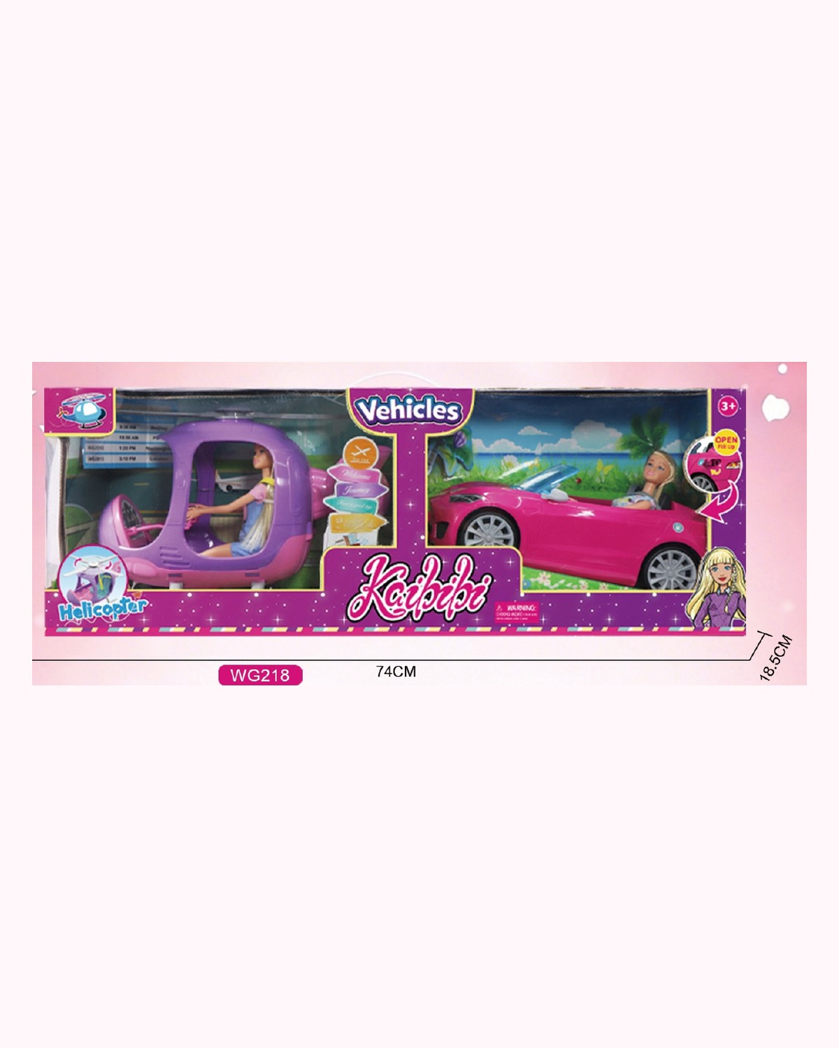Car & Aircraft Set with Figures WG218